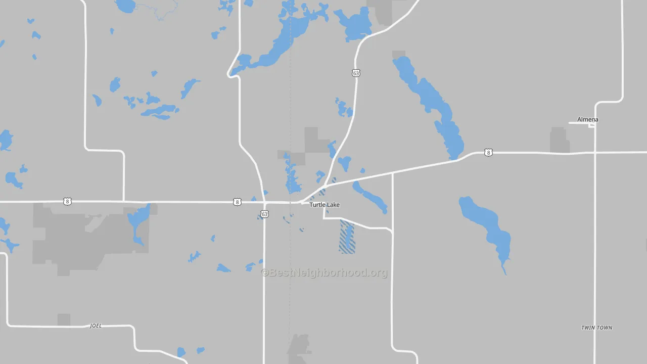Transit Grade map of Turtle Lake, WI