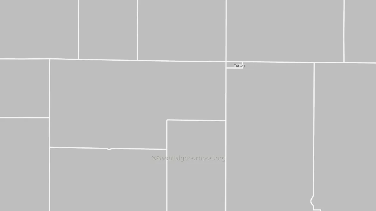 Transit Grade map of Turton, SD
