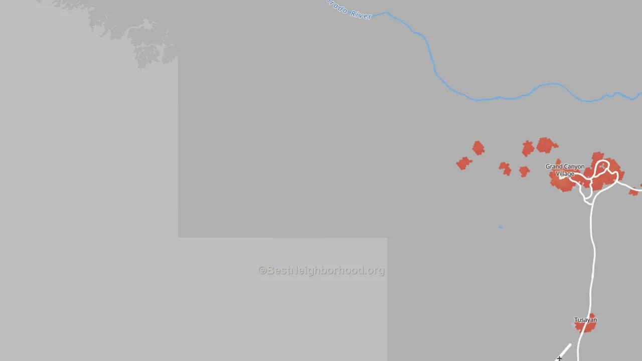 Transit Grade map of Tusayan, AZ