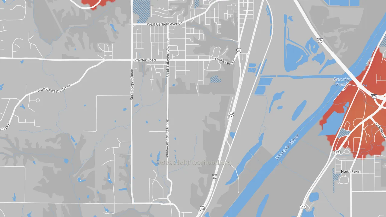 Transit Grade map of Tuscarora, IL