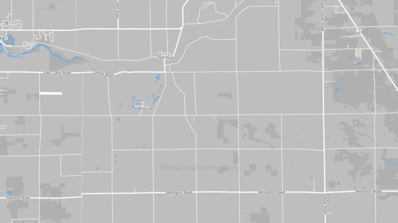Transit Grade map of Tuscola, MI