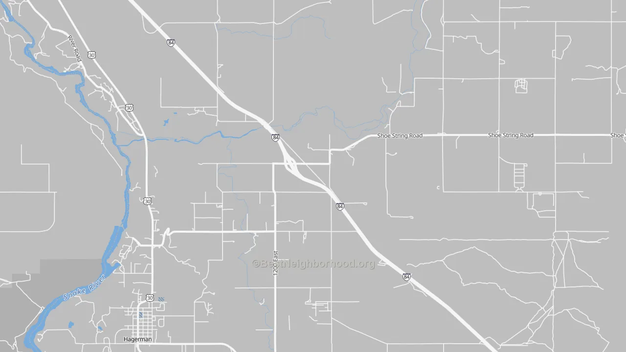 Transit Grade map of Tuttle, ID