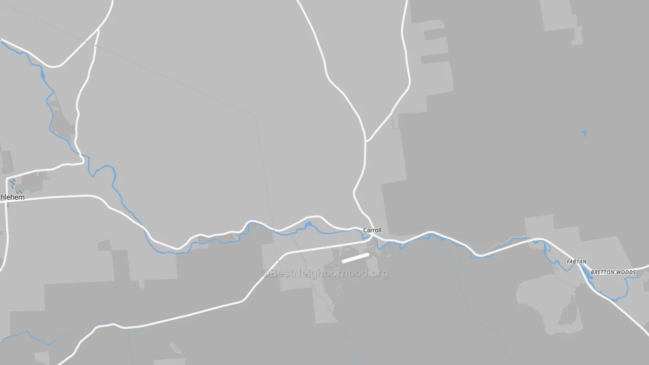 Transit Grade map of Twin Mountain, NH