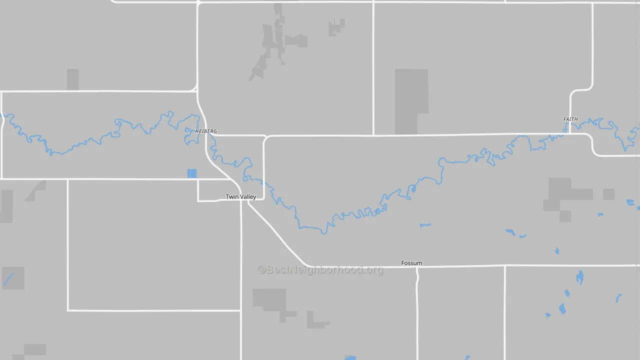 Transit Grade map of Twin Valley, MN