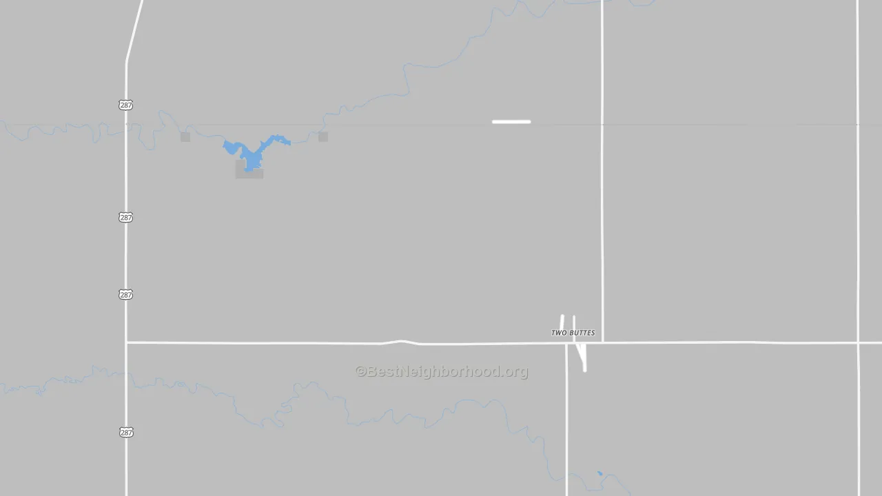 Transit Grade map of Two Buttes, CO