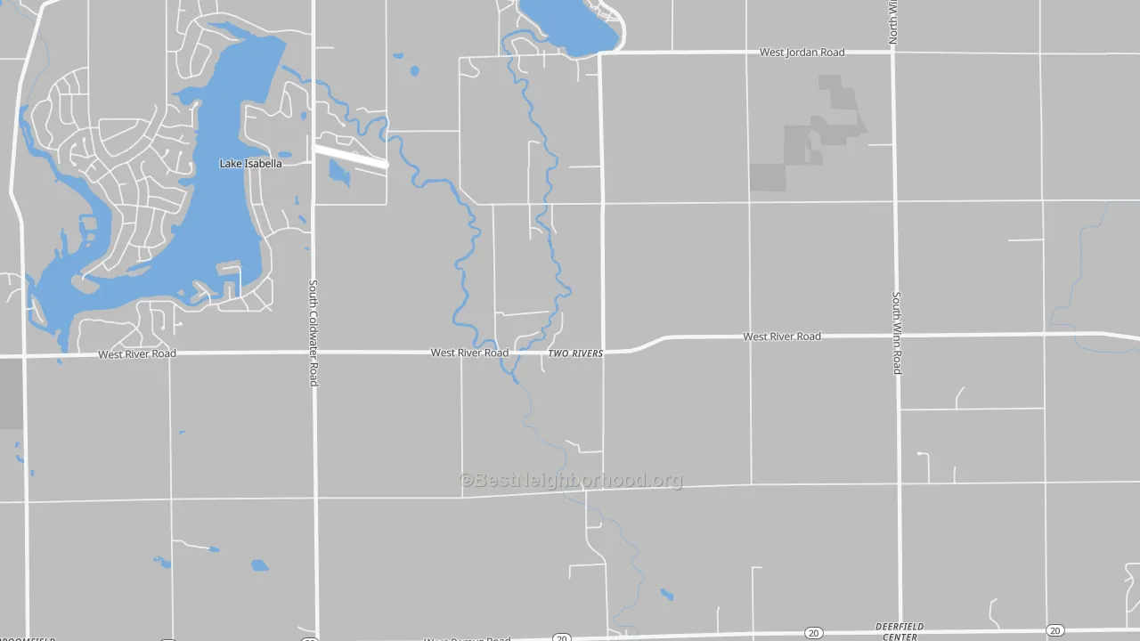 Transit Grade map of Two Rivers, MI