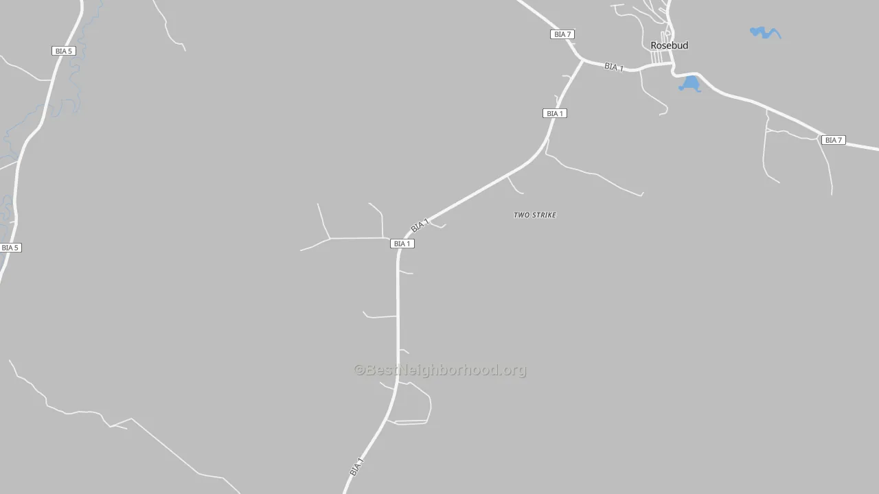 Transit Grade map of Two Strike, SD