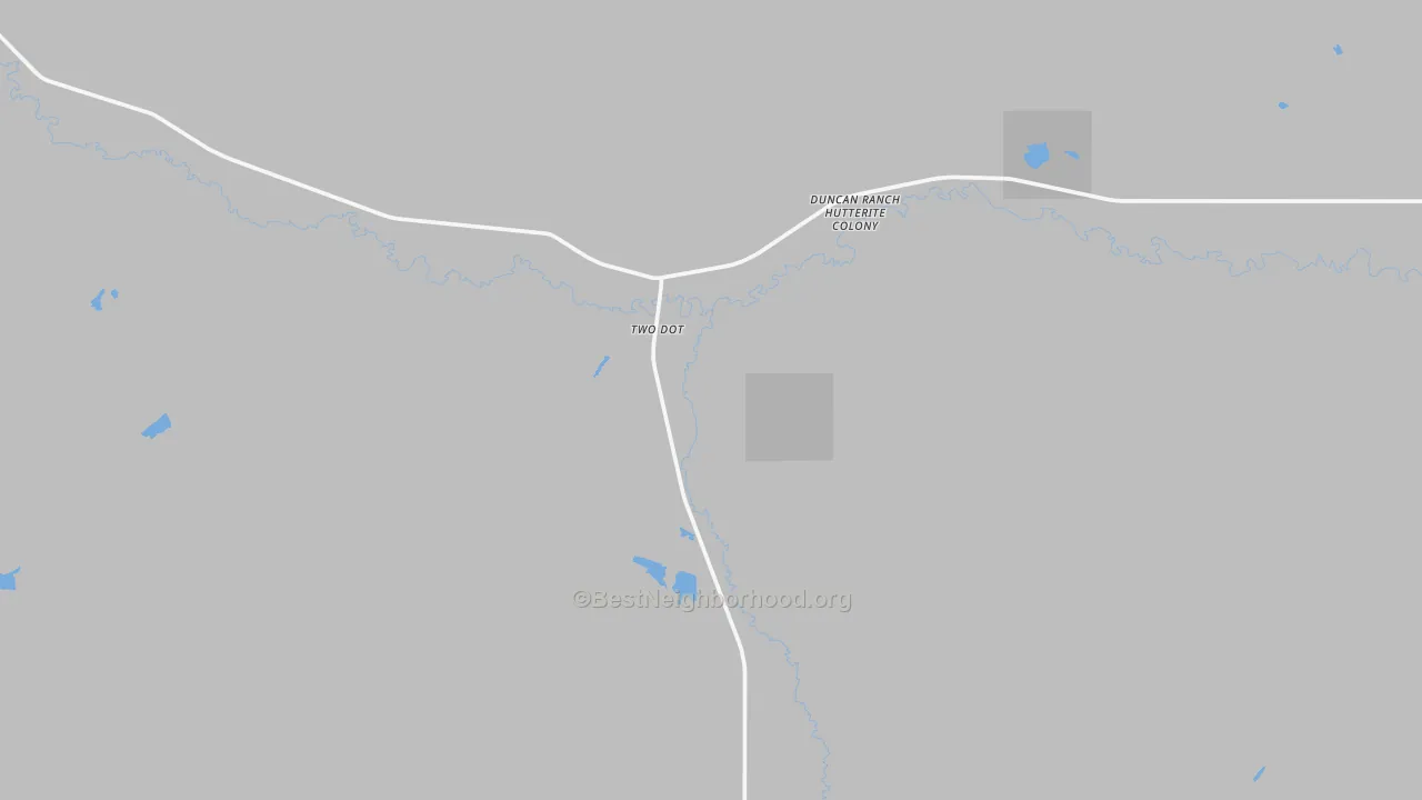 Transit Grade map of Twodot, MT