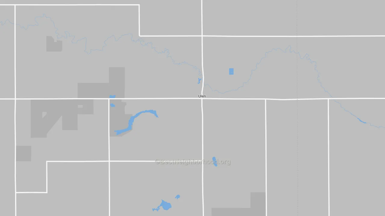 Transit Grade map of Ulen, MN