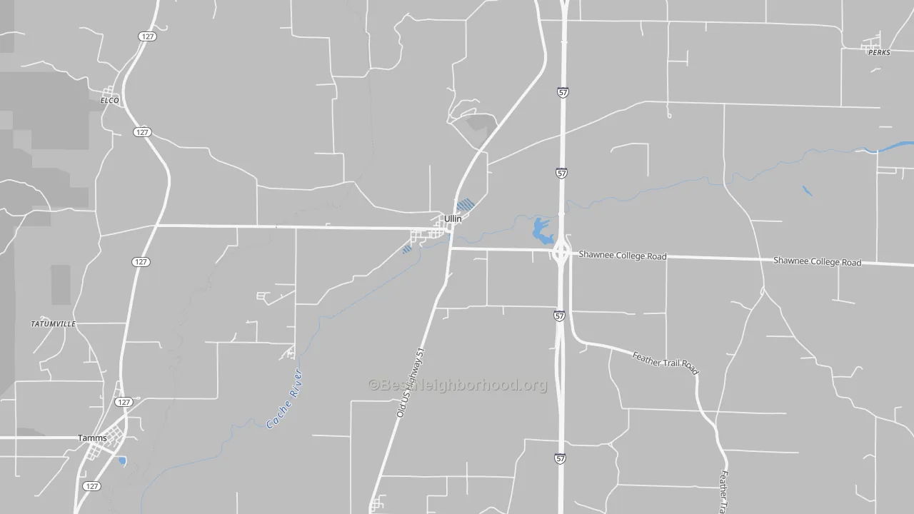 Transit Grade map of Ullin, IL