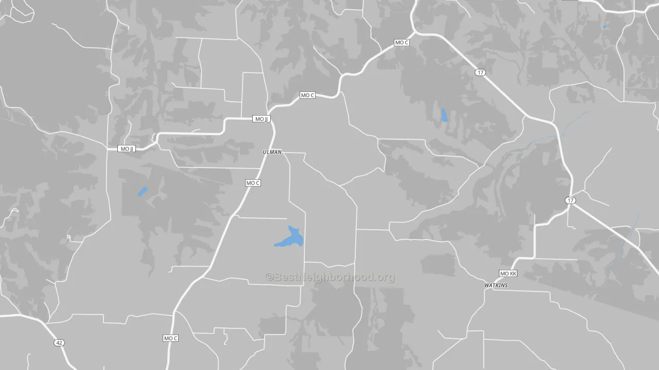 Transit Grade map of Ulman, MO