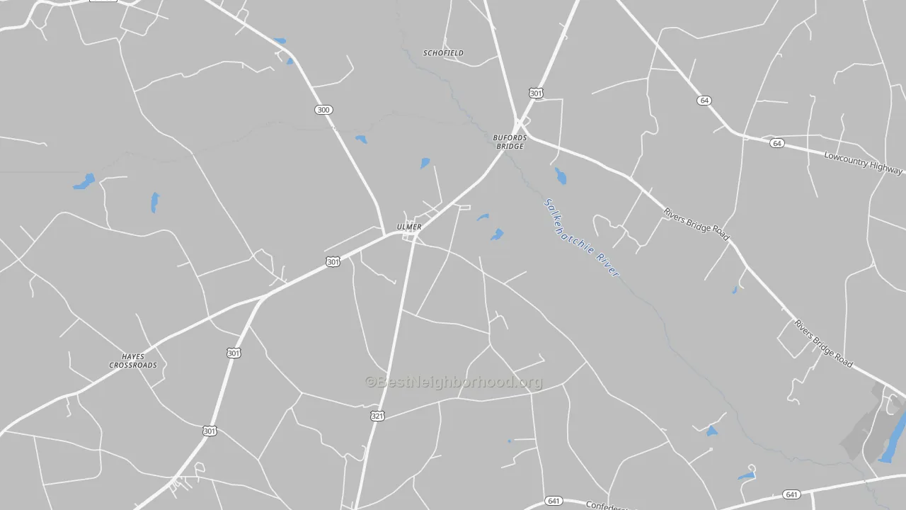 Transit Grade map of Ulmer, SC