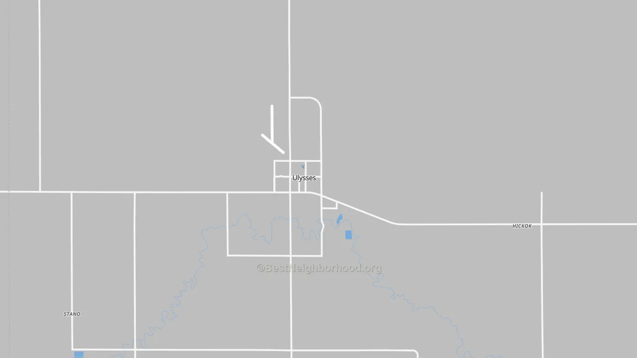 Transit Grade map of Ulysses, KS
