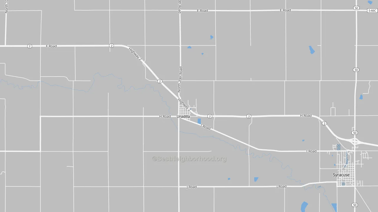 Transit Grade map of Unadilla, NE