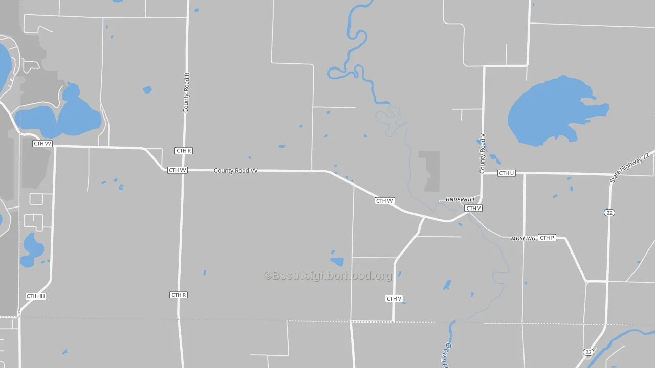Transit Grade map of Underhill, WI