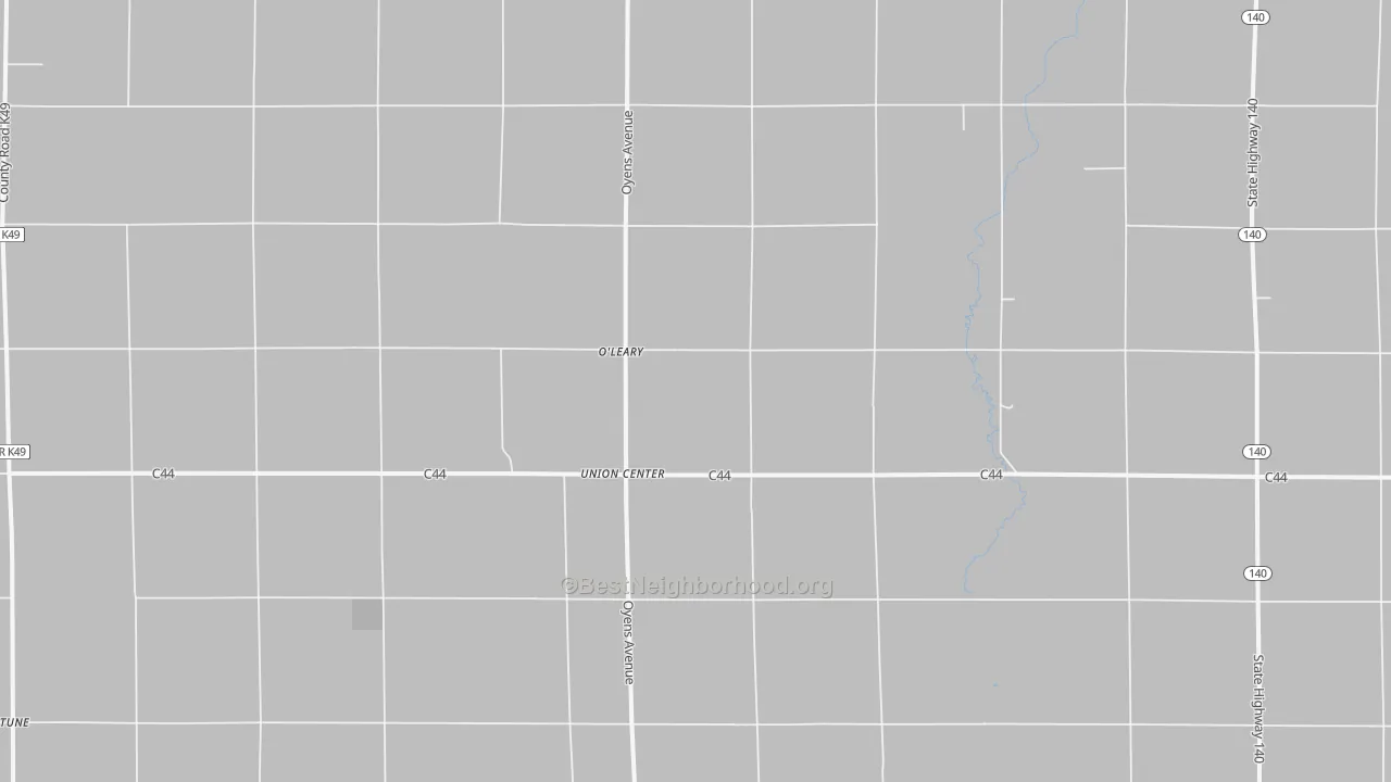 Transit Grade map of Union Center, IA