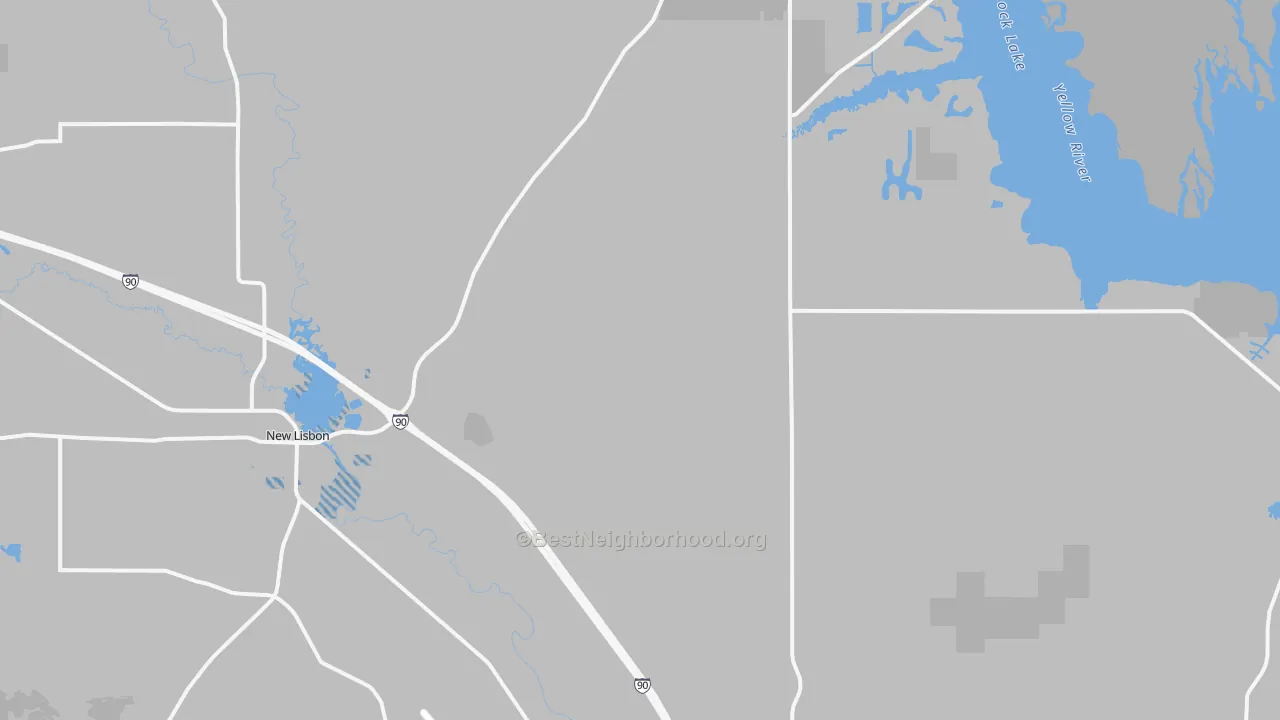 Transit Grade map of Union Center, WI