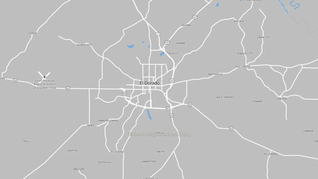 Transit Grade map of Union County, AR