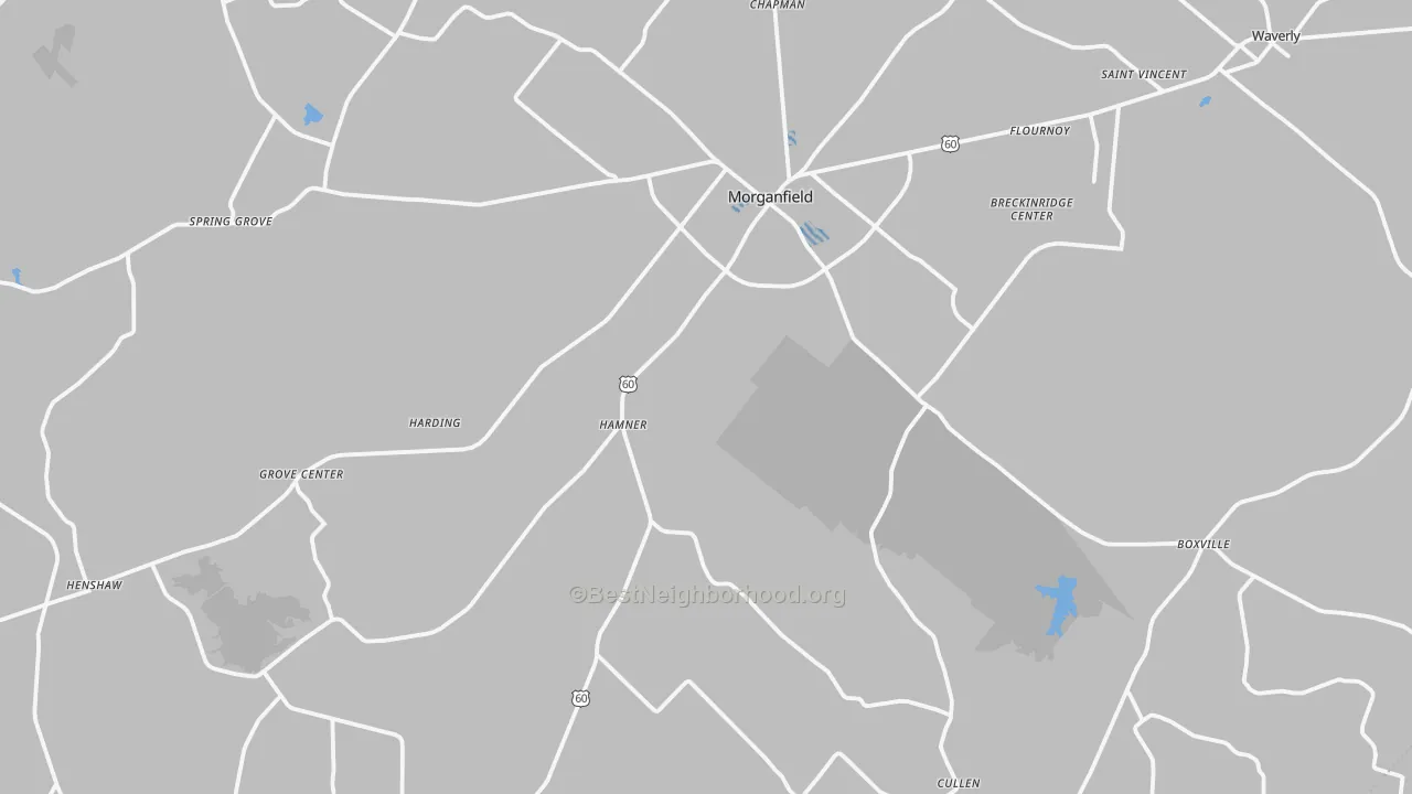Transit Grade map of Union County, KY