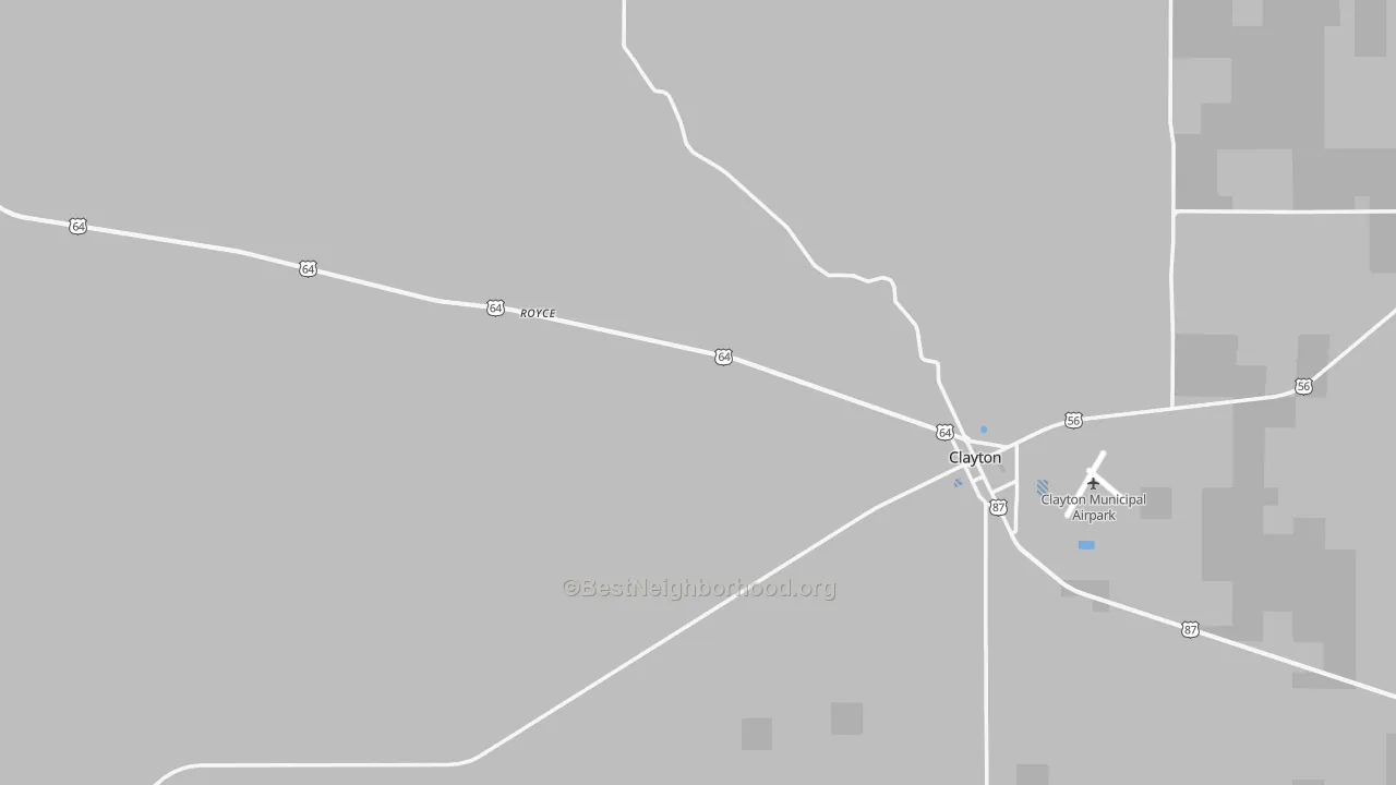 Transit Grade map of Union County, NM