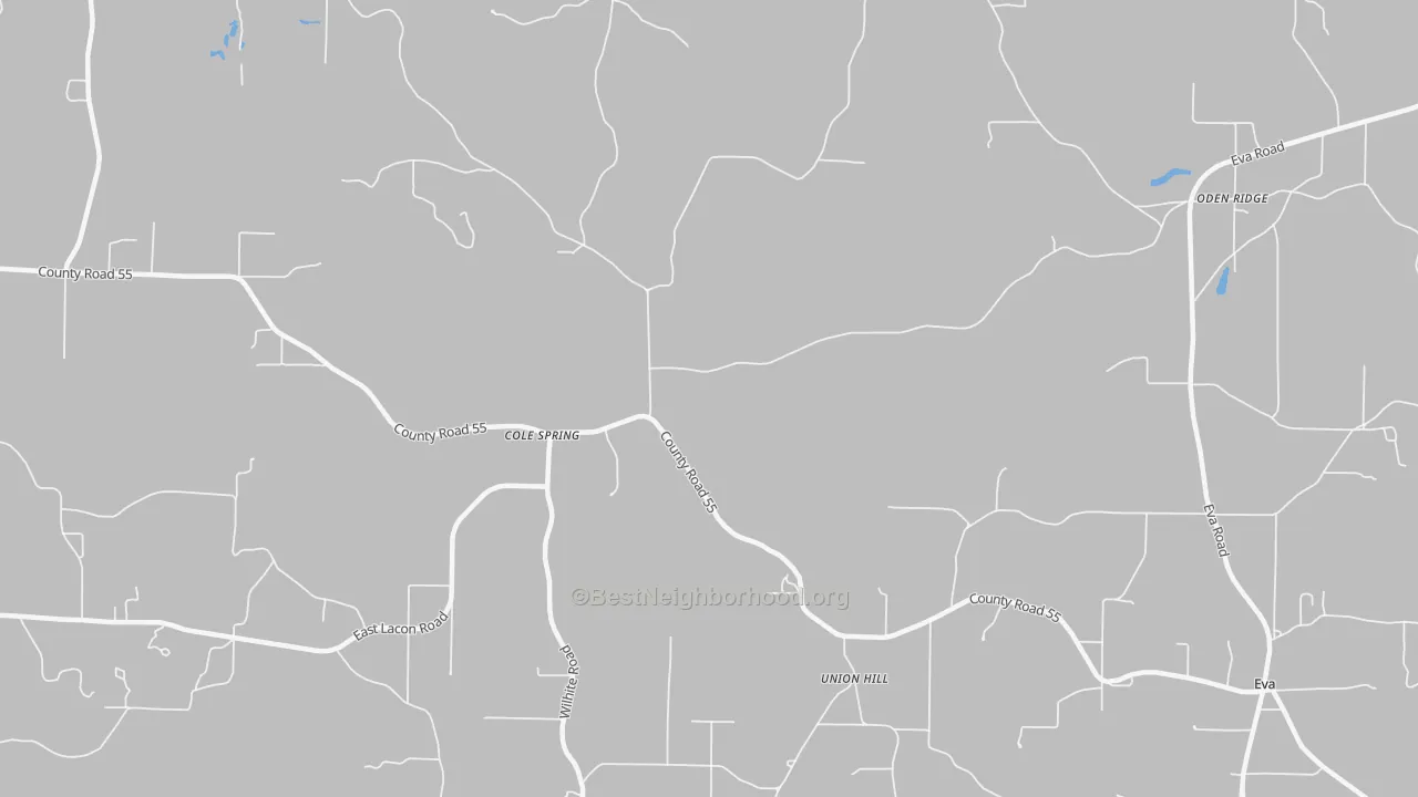 Transit Grade map of Union Hill, AL