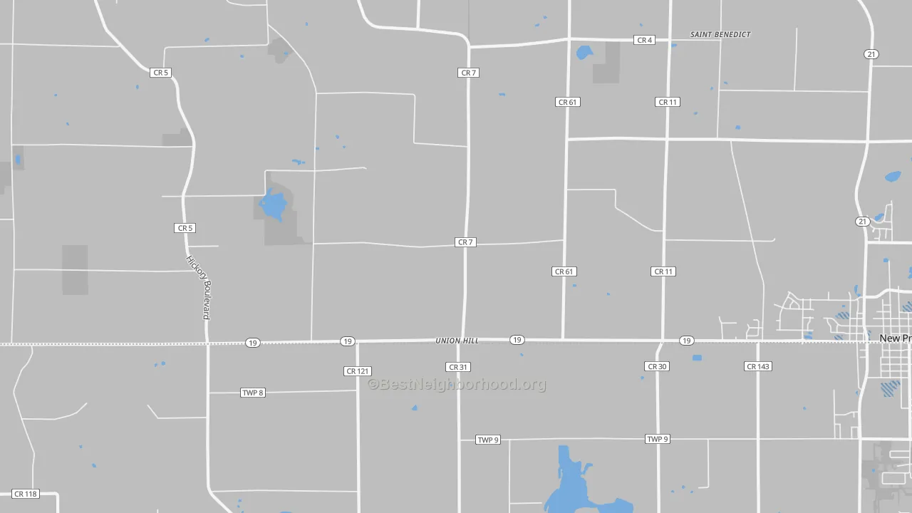 Transit Grade map of Union Hill, MN