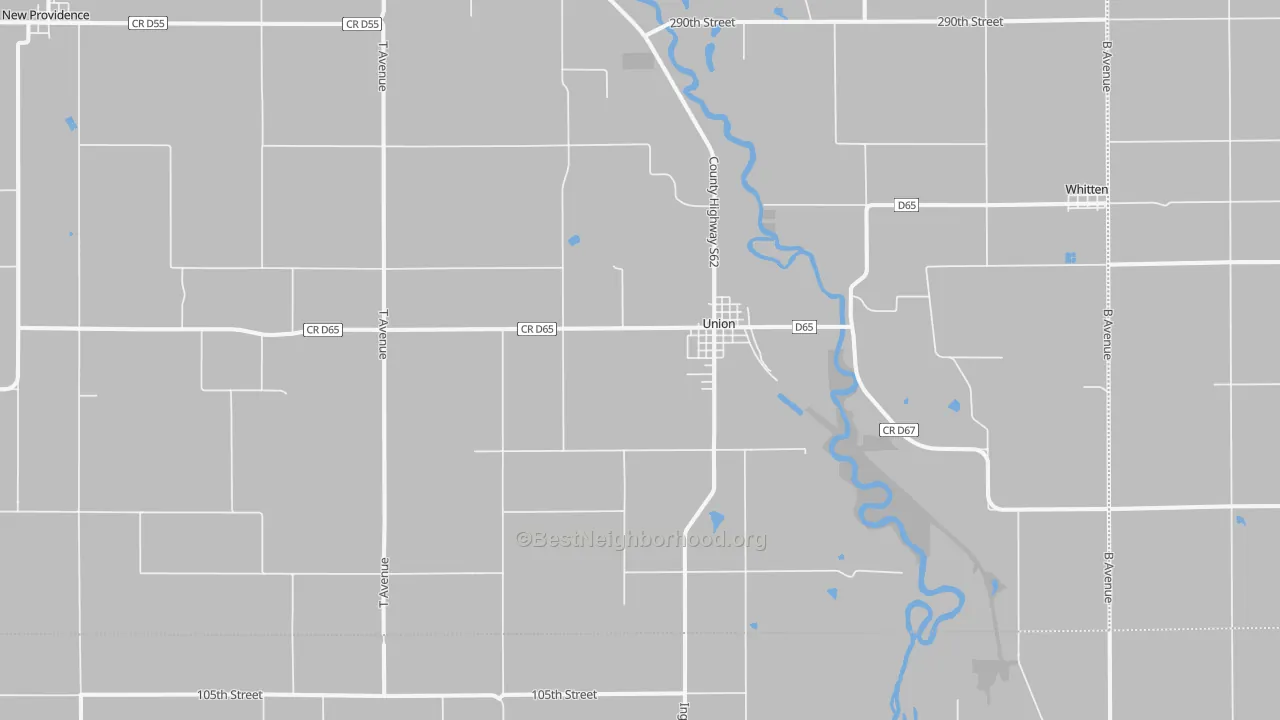 Transit Grade map of Union, IA