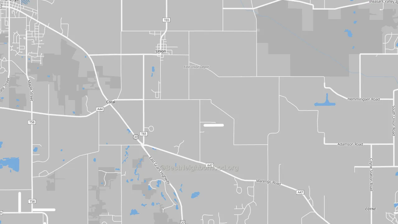 Transit Grade map of Union, IL