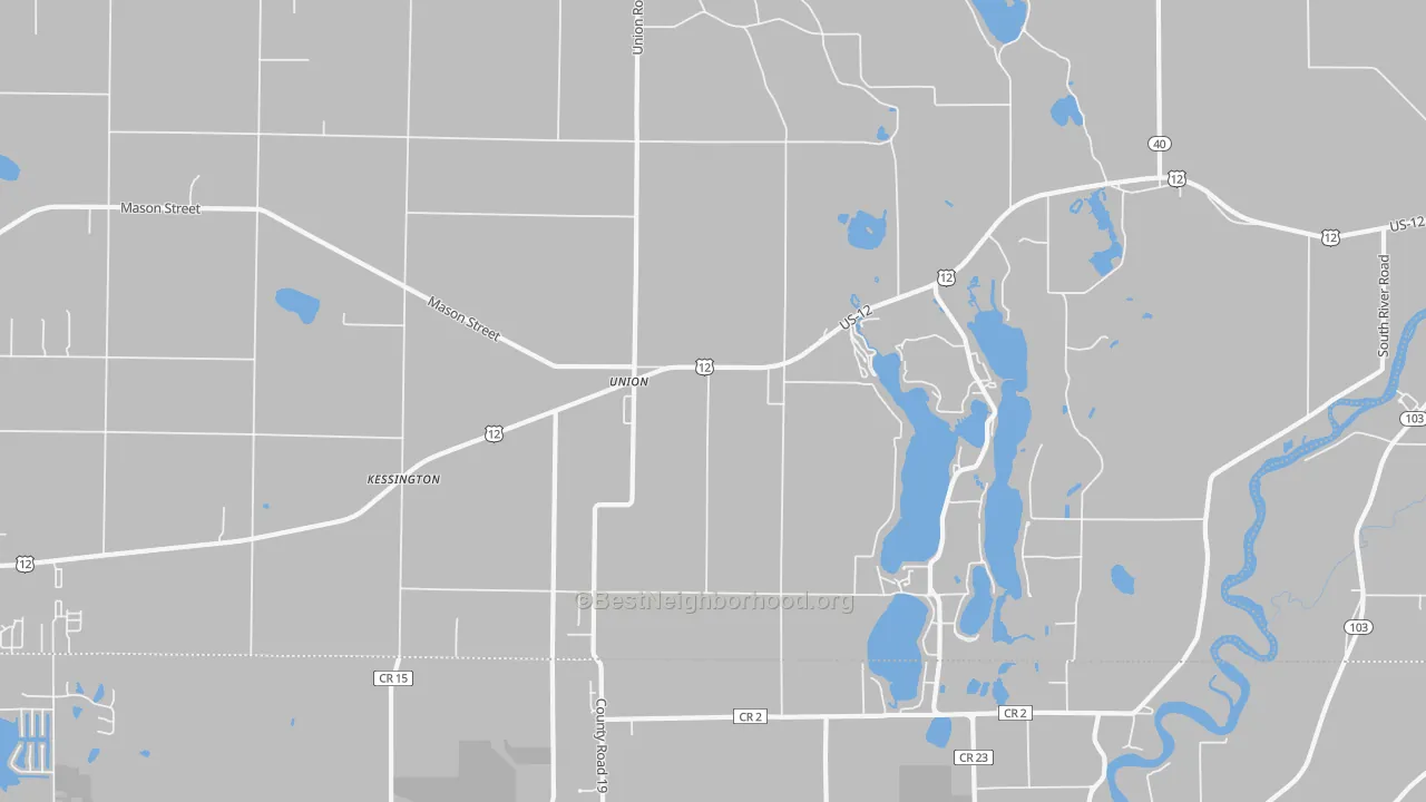 Transit Grade map of Union, MI