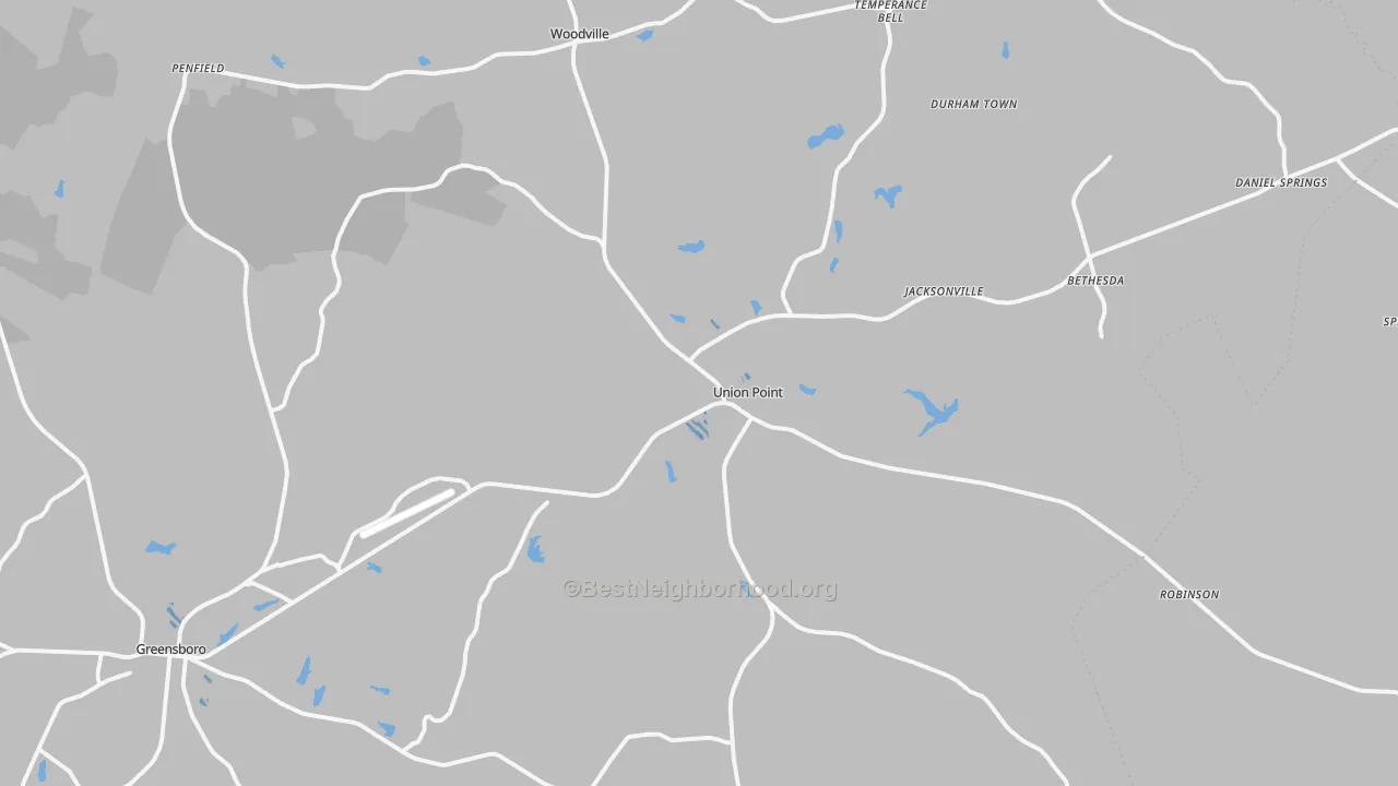Transit Grade map of Union Point, GA