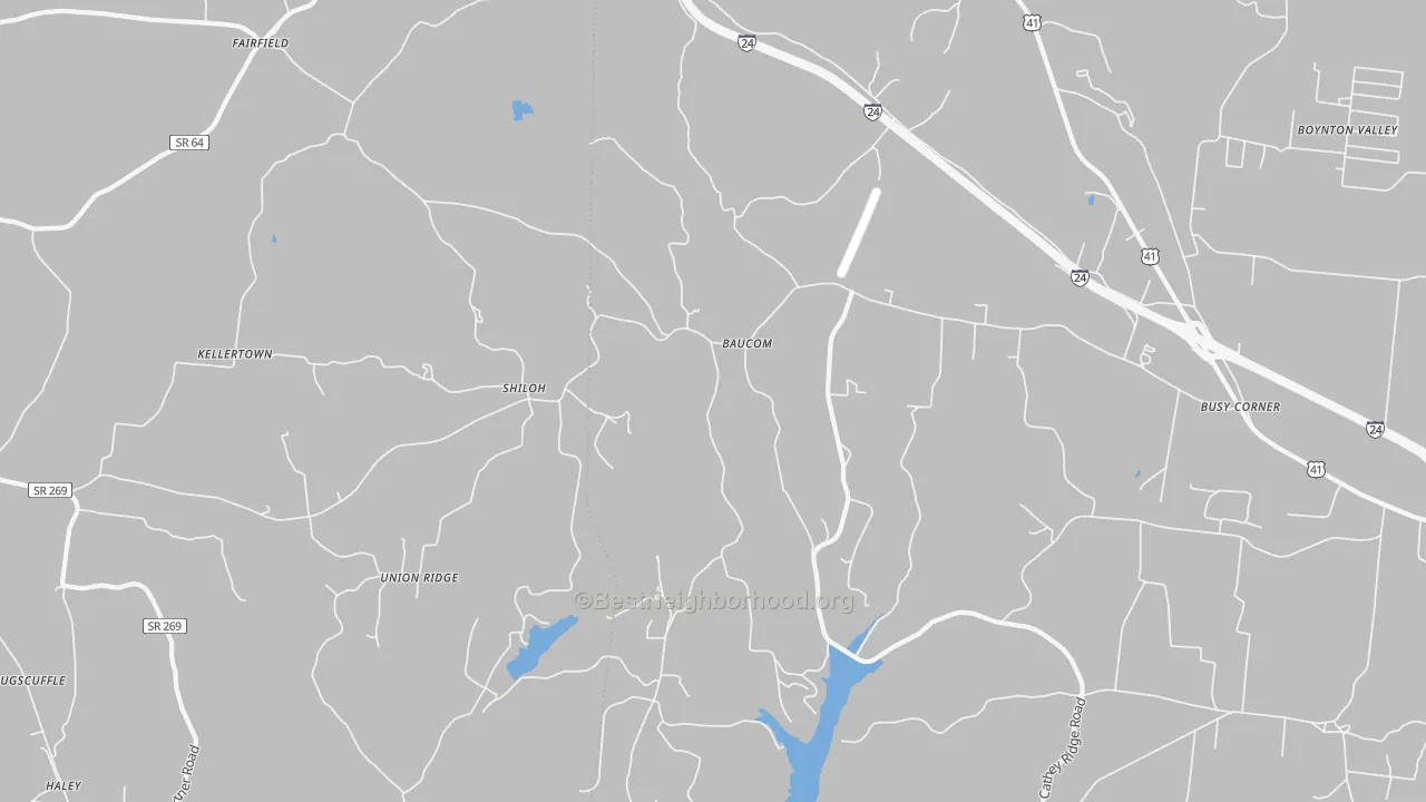 Transit Grade map of Union Ridge, TN