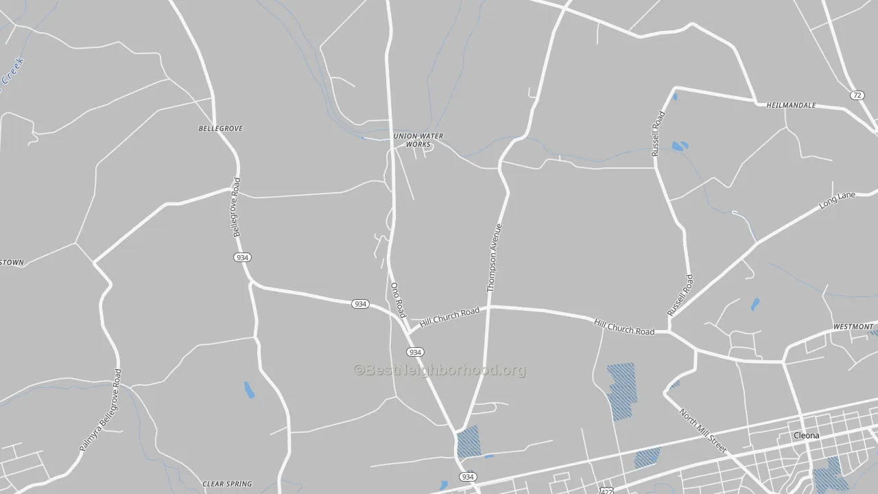 Transit Grade map of Union Water Works, PA
