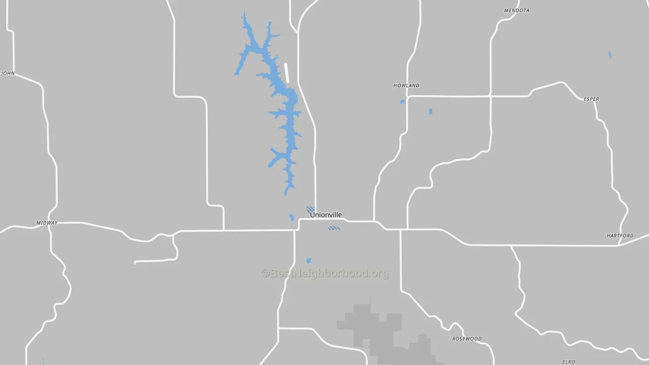 Transit Grade map of Unionville, MO