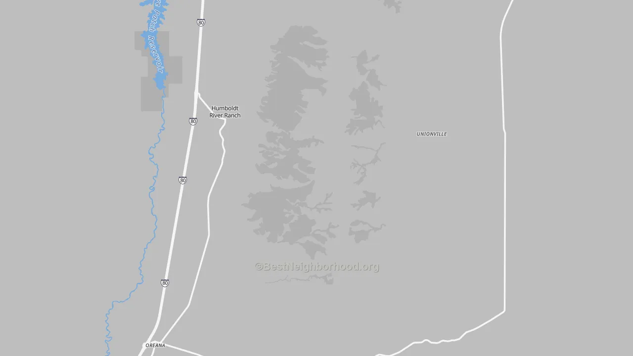Transit Grade map of Unionville, NV