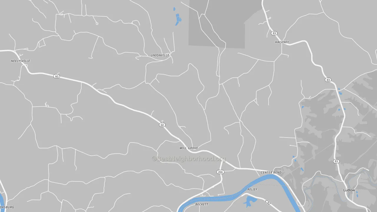 Transit Grade map of Unionville, OH