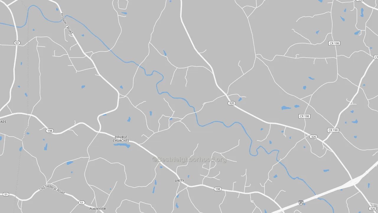 Transit Grade map of Unity, GA