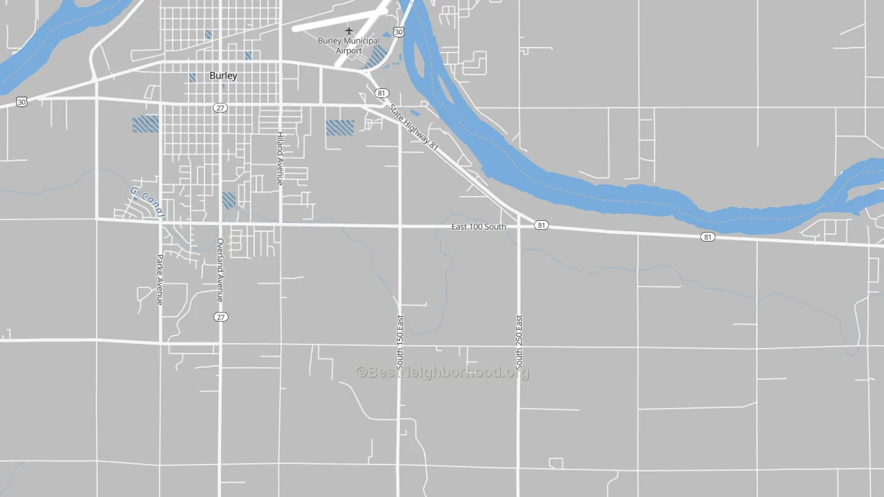 Transit Grade map of Unity, ID