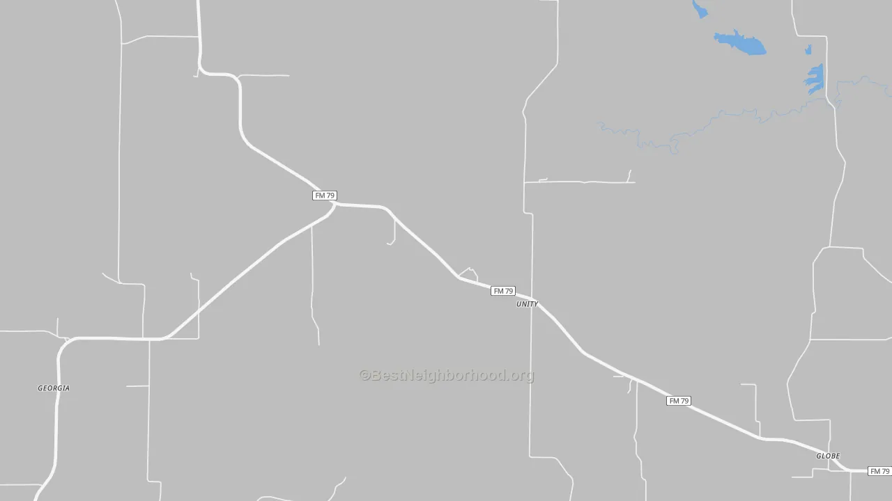 Transit Grade map of Unity, TX