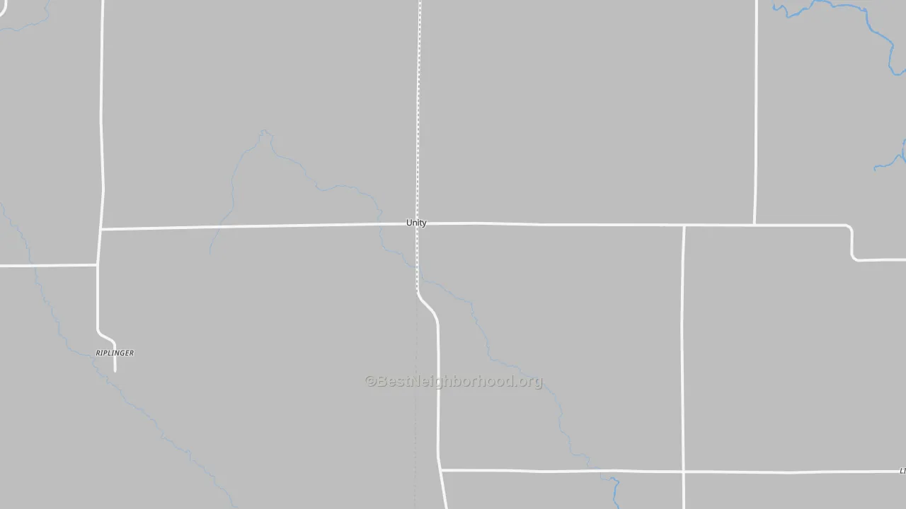 Transit Grade map of Unity, WI