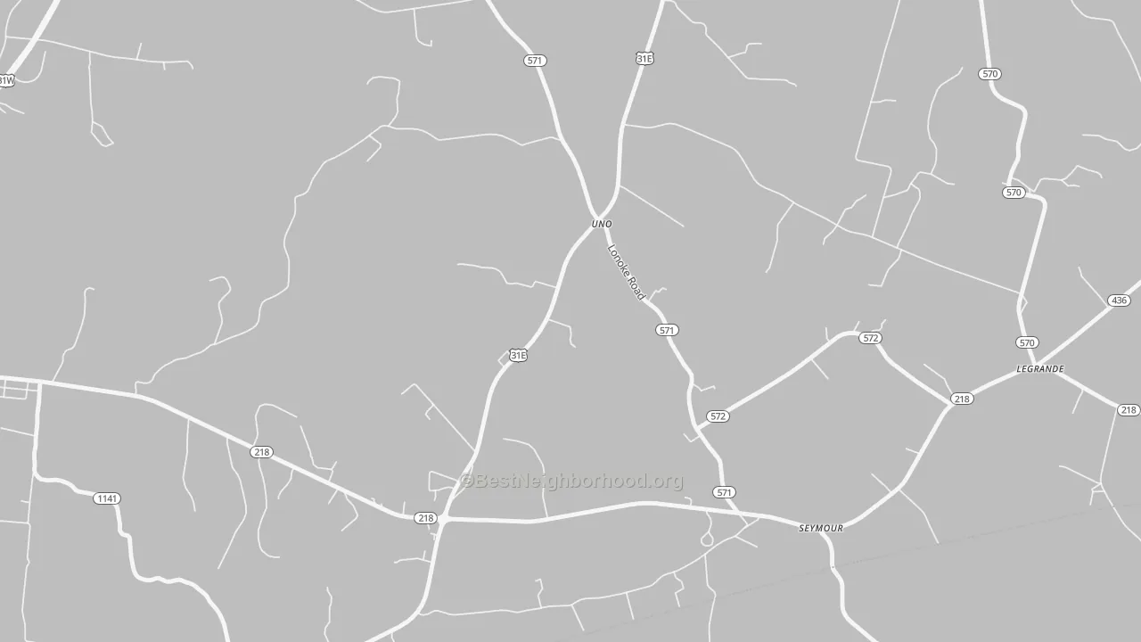 Transit Grade map of Uno, KY