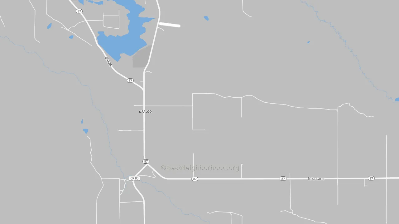 Transit Grade map of Upalco, UT