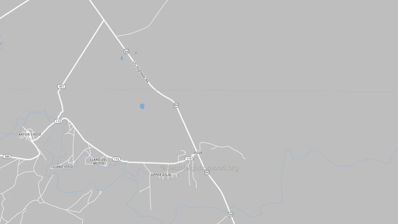 Transit Grade map of Upper Dilia, NM