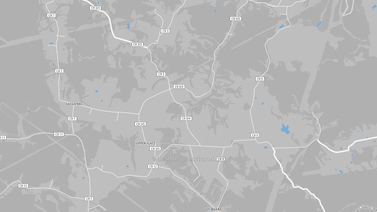 Transit Grade map of Upper Flats, WV