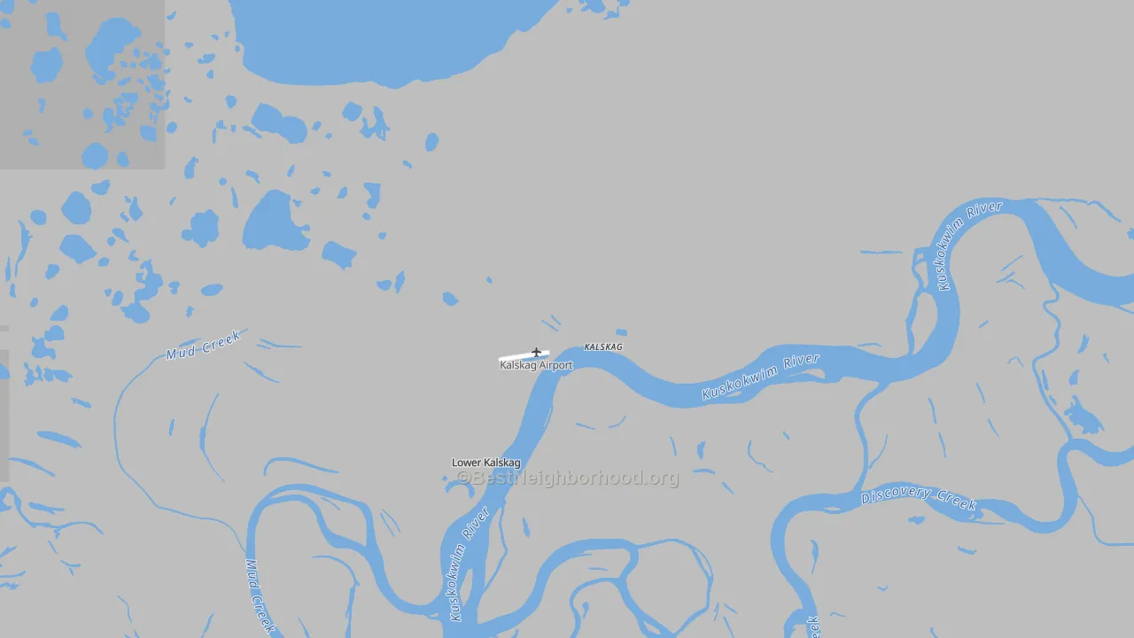 Transit Grade map of Upper Kalskag, AK