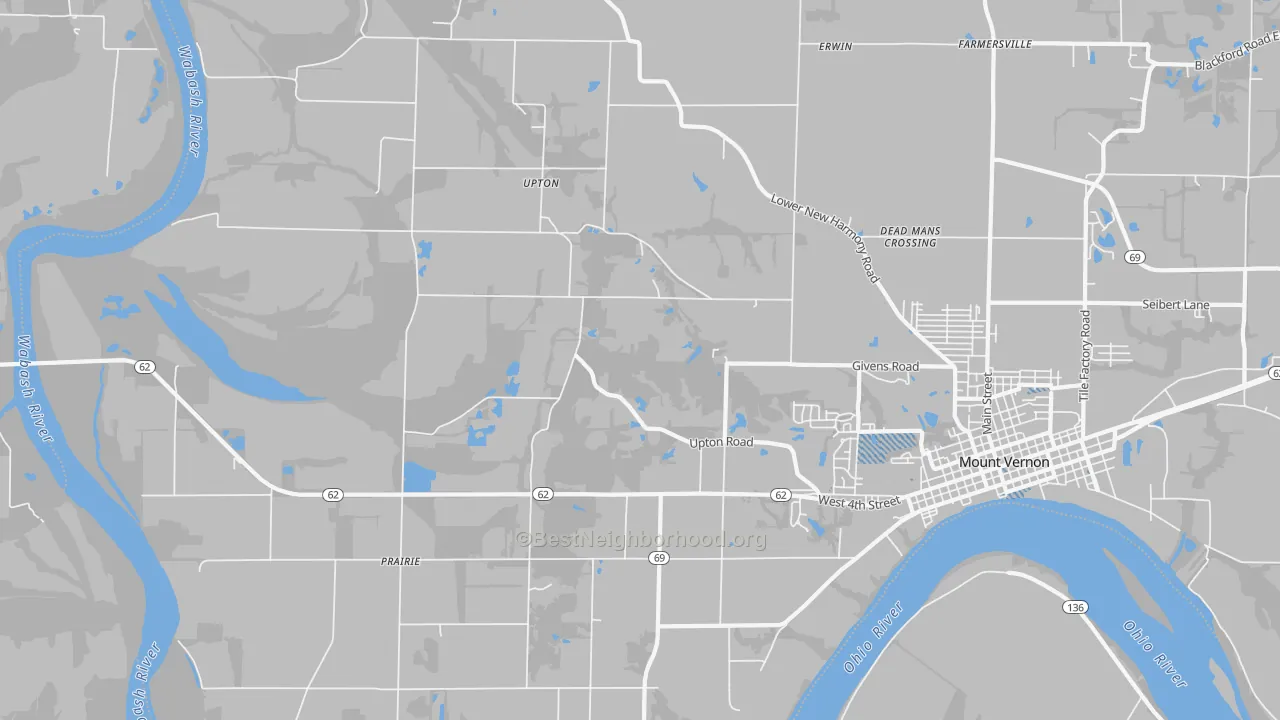 Transit Grade map of Upton, IN