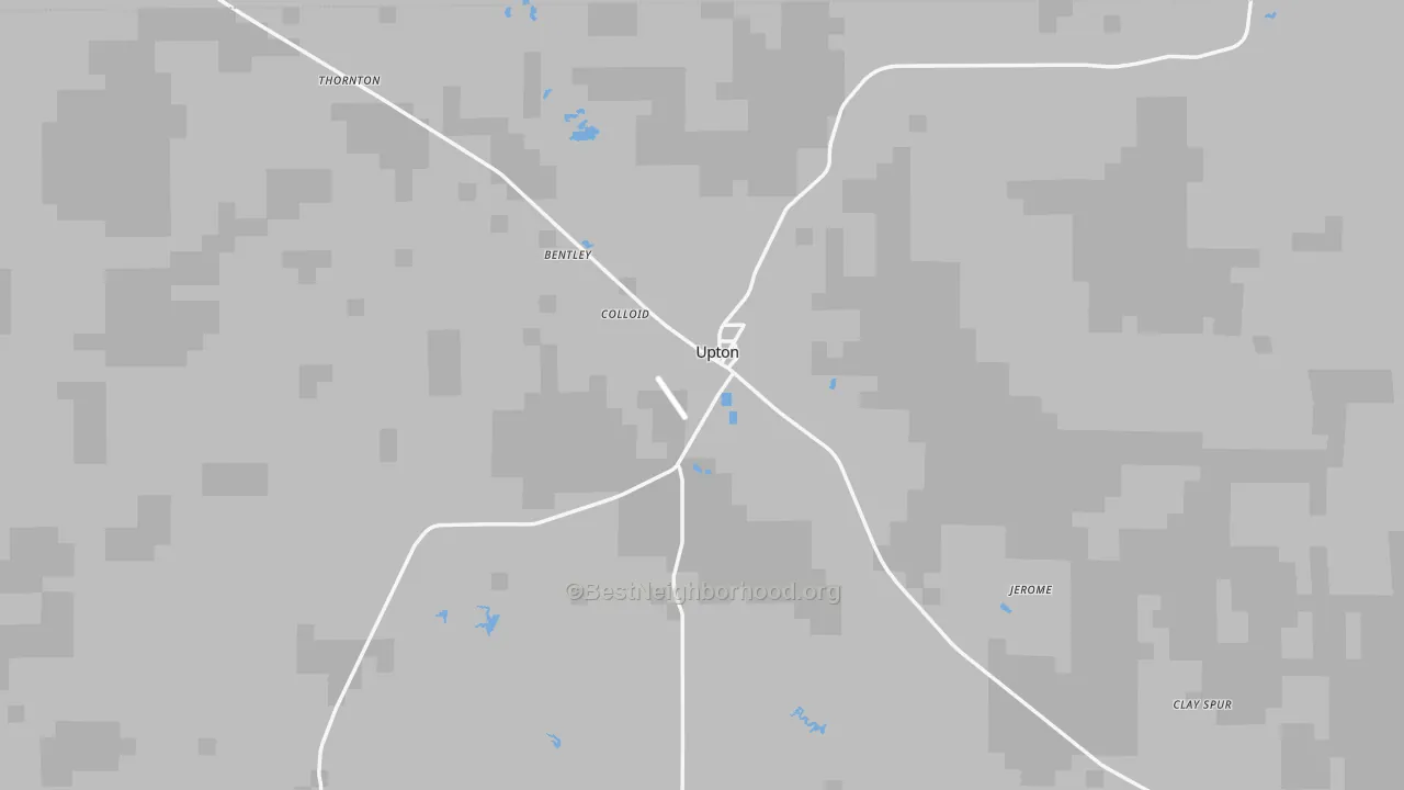 Transit Grade map of Upton, WY