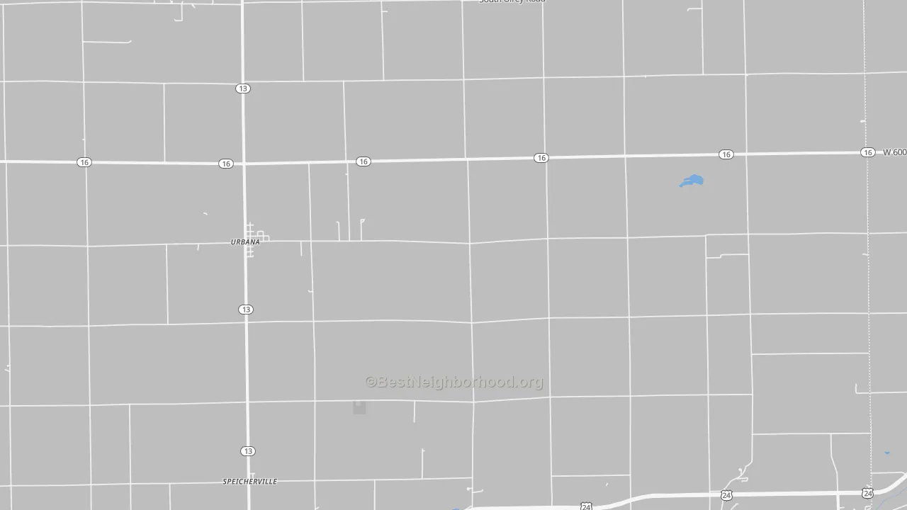 Transit Grade map of Urbana, IN