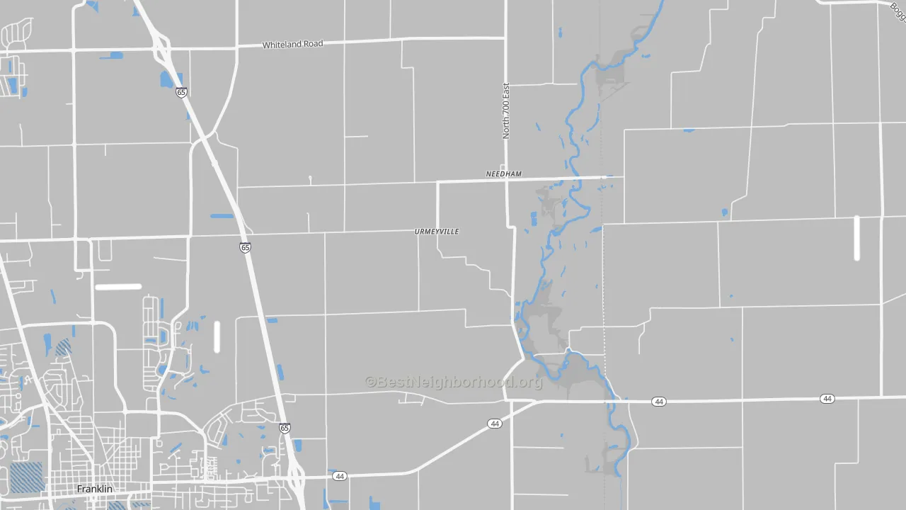 Transit Grade map of Urmeyville, IN