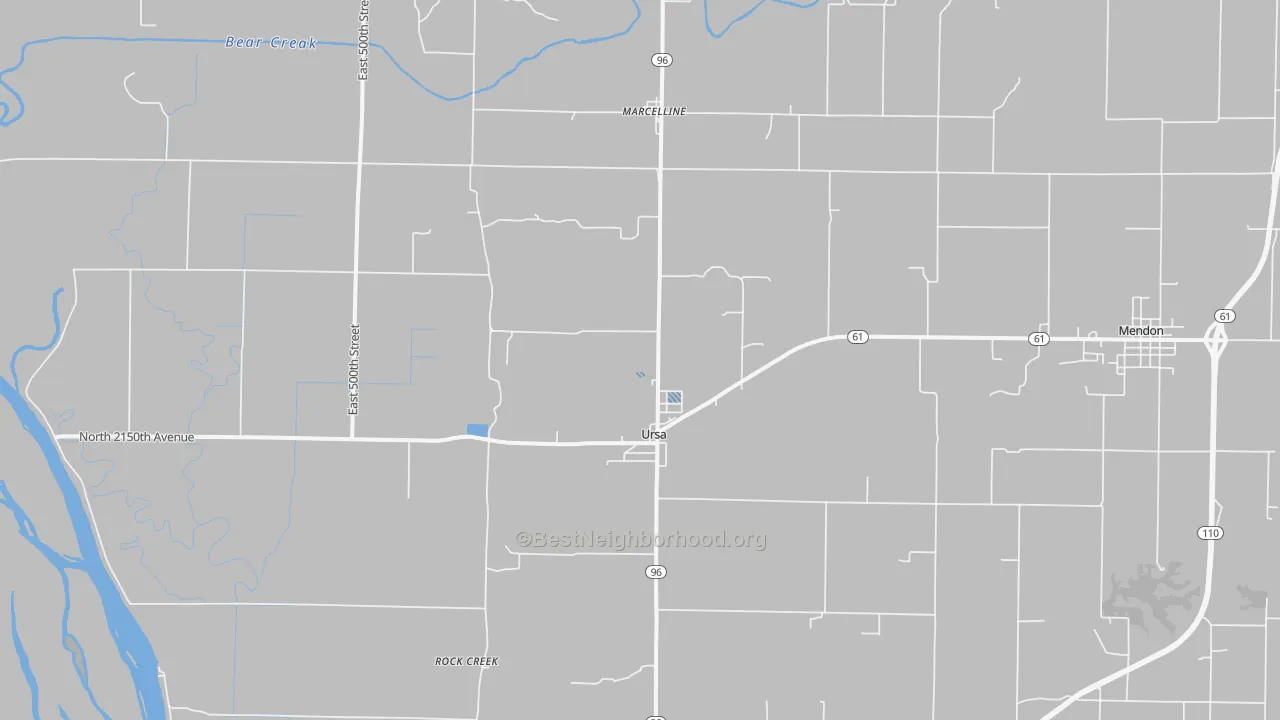 Transit Grade map of Ursa, IL
