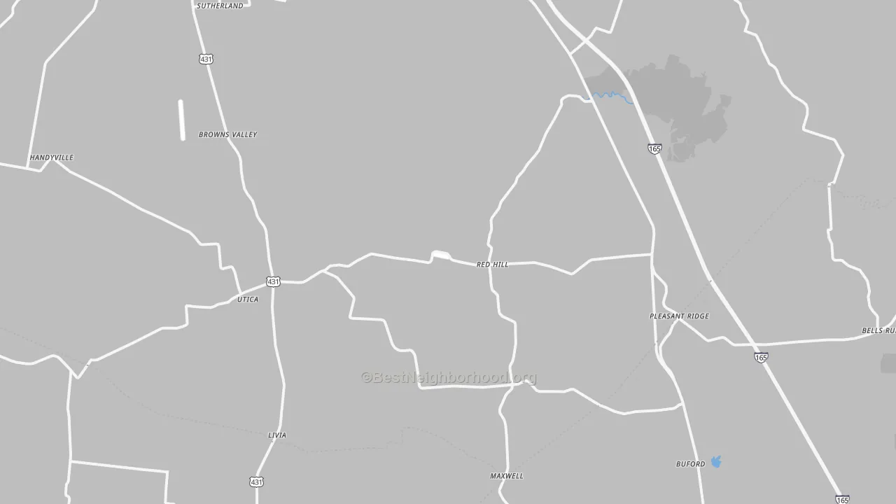 Transit Grade map of Utica, KY